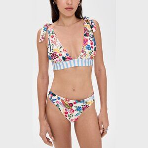 NEW Agua Bendita Citrus Bikini Set | Laurie Top and Ilu Bottom | Size Small